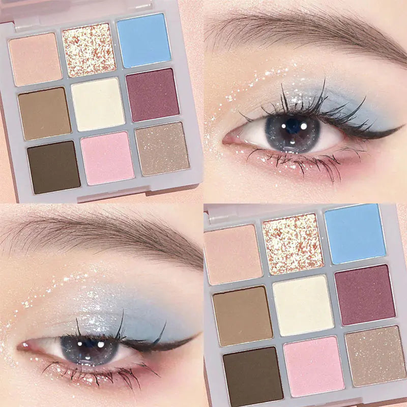 DIKALU Nine-Shade Sunset Eyeshadow Kit