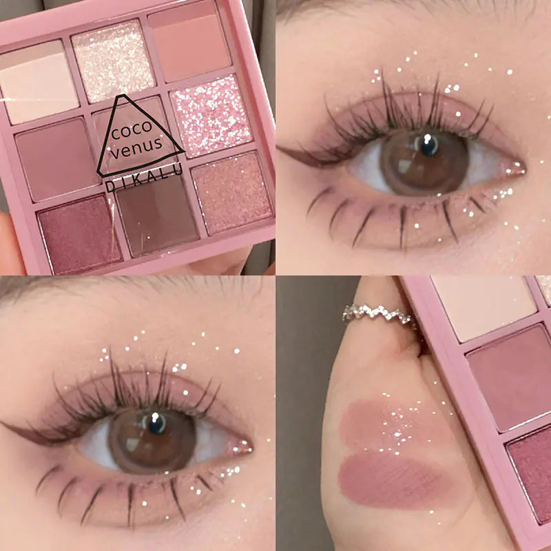DIKALU Nine-Shade Sunset Eyeshadow Kit