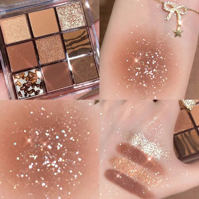 DIKALU Nine-Shade Sunset Eyeshadow Kit