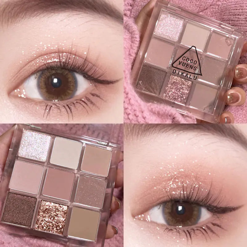DIKALU Nine-Shade Sunset Eyeshadow Kit