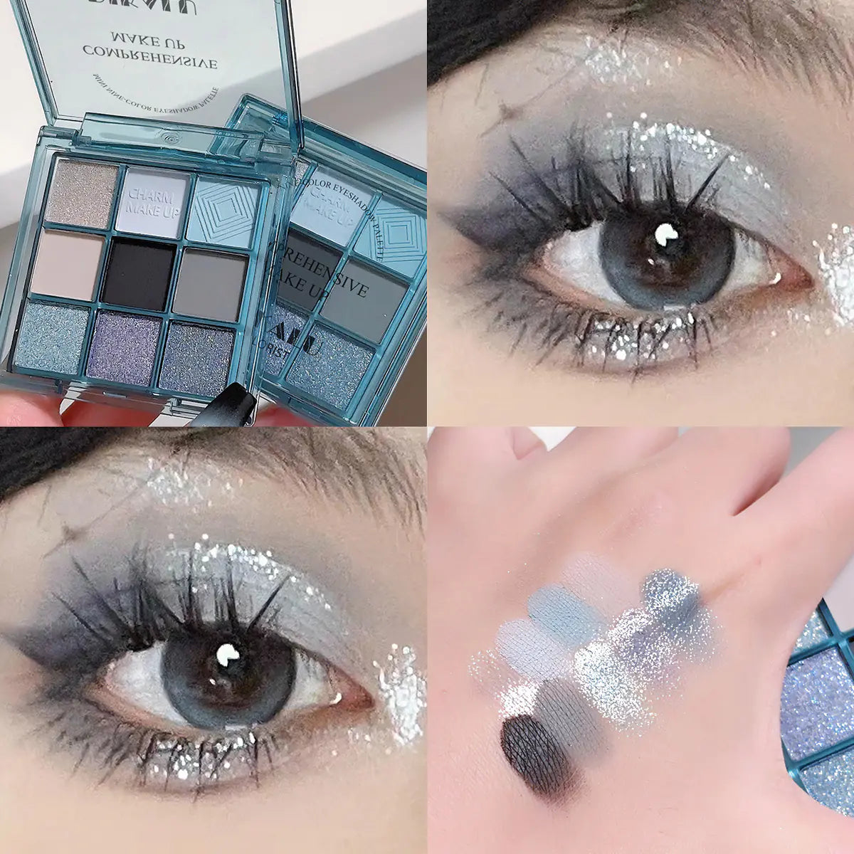 DIKALU Nine-Shade Sunset Eyeshadow Kit