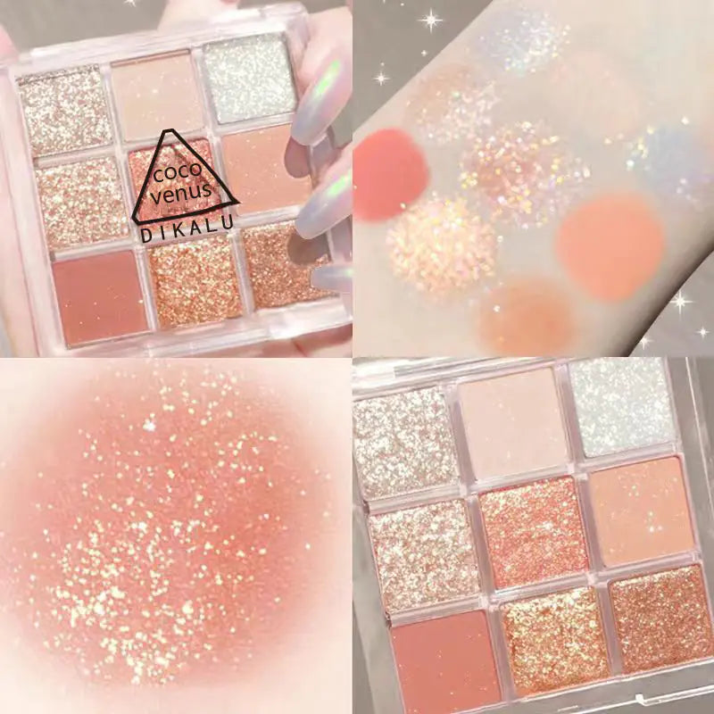 DIKALU Nine-Shade Sunset Eyeshadow Kit