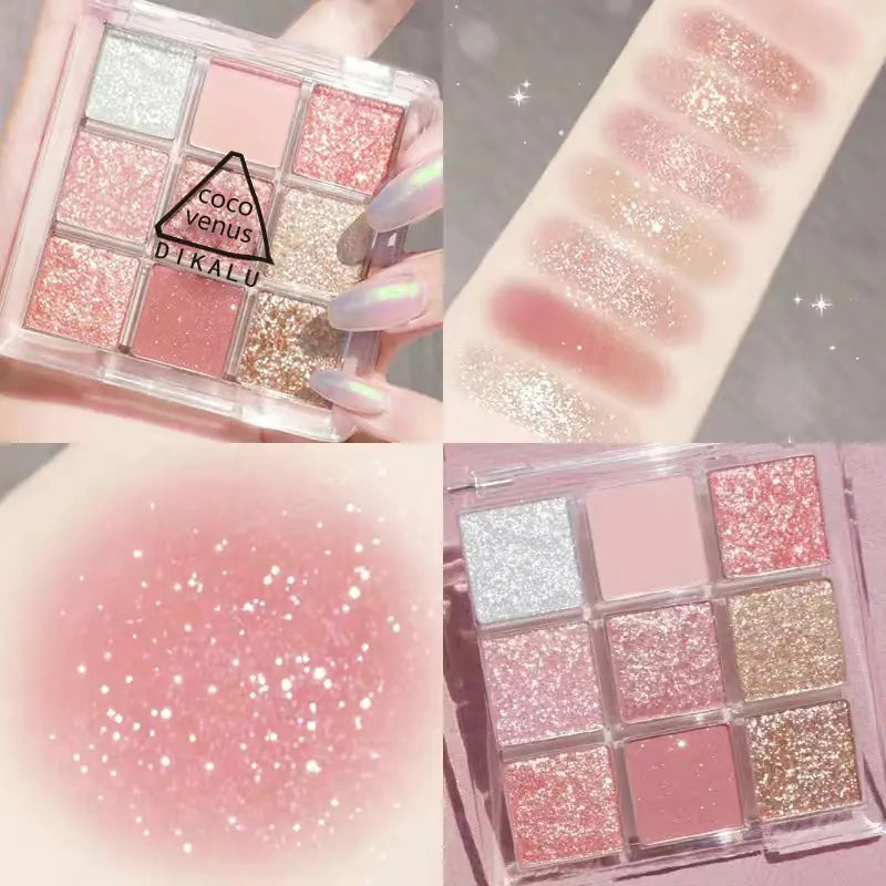 DIKALU Nine-Shade Sunset Eyeshadow Kit