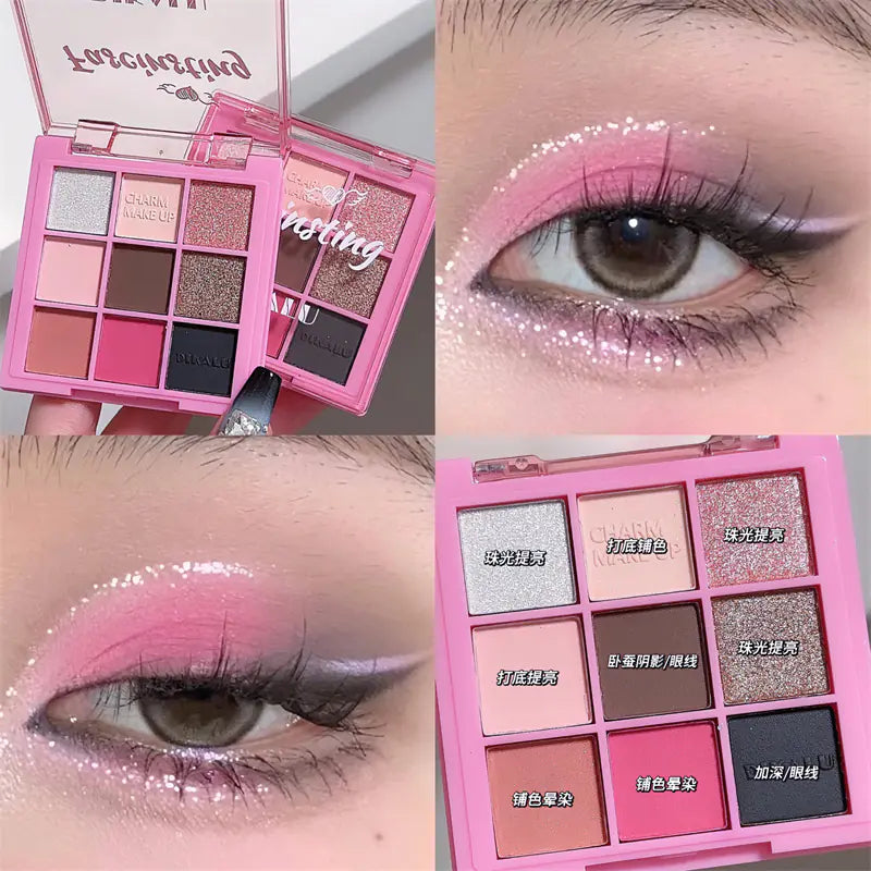 DIKALU Nine-Shade Sunset Eyeshadow Kit